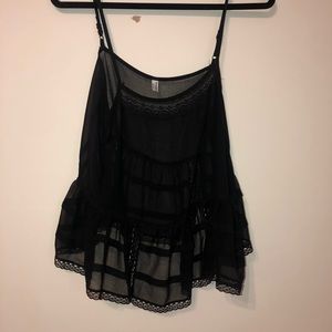 FREE PEOPLE Intimately | Sheer ruffle tank